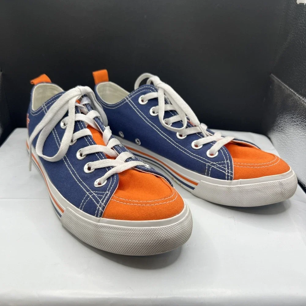 SKICKS Auburn Tigers Low Top Canvas Shoes Sneakers Mens Size 7 Womens Size 9